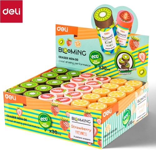 Deli BLOOMING gum fruit 43 x 22 mm assorti
