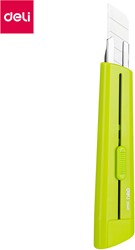 Deli RIO afbreekmes 18 mm groen blister à 1 stuk