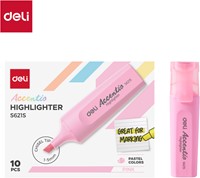 Deli Accentio markeerstift beitelpunt 1–5 mm pastel roze