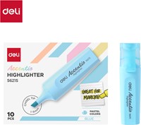 Deli Accentio markeerstift beitelpunt 1–5 mm pastel blauw