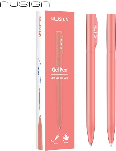 Deli Nusign Classic gelpen draaimechanisme 0,5 mm roze