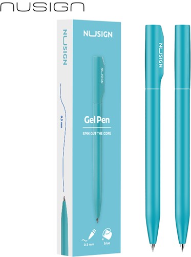 Deli Nusign Classic gelpen draaimechanisme 0,5 mm wit