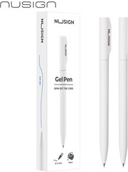 Deli Nusign Classic gelpen draaimechanisme 0,5 mm blauw 