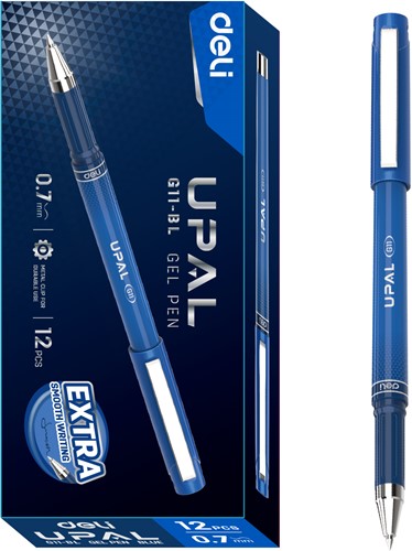 Deli UPAL gelpen 0,7 mm blauw-2