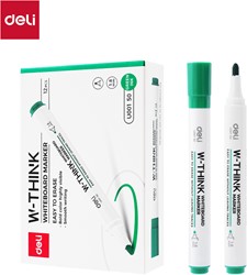 Deli THINK whiteboardmarker groen 1,8mm ronde punt