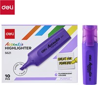 Deli Accentio markeerstift beitelpunt 1–5 mm fluo paars-2