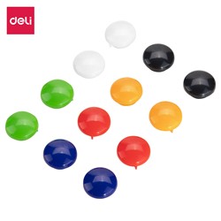 Deli 12 magneten rond Ø20mm 6x2 kleuren