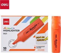 Deli Accentio markeerstift beitelpunt 1–5 mm fluo oranje-2