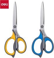 Deli ERGO schaar 210 mm blauw/geel