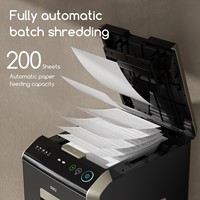 Deli automatische papiervernietiger 150 vel autofeed 32 liter-2