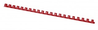 Bindruggen rood, A4, 8mm, 100 stuks