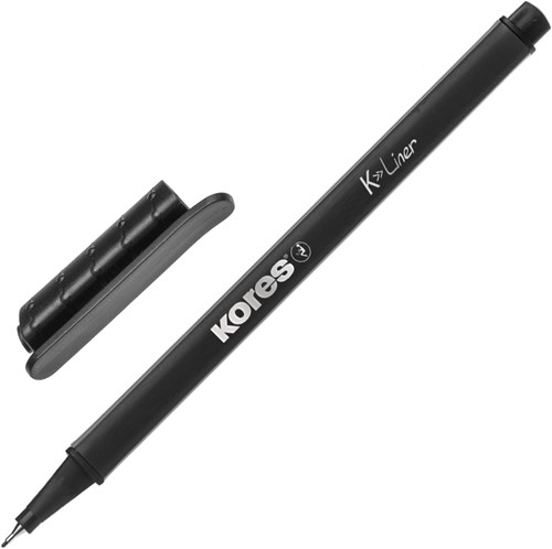 Kores K-liner Fineliner zwart 0,4mm fijn