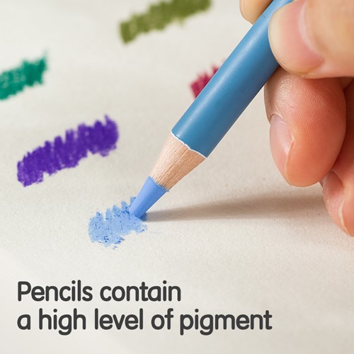 Dmast pastel potloden 12 kleuren-2