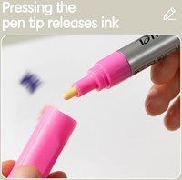 Dmast Acrylmarker Pastel, 12 kleuren/doos-2