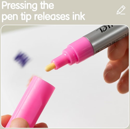 Dmast Acrylmarker Pastel, 12 kleuren/doos-2