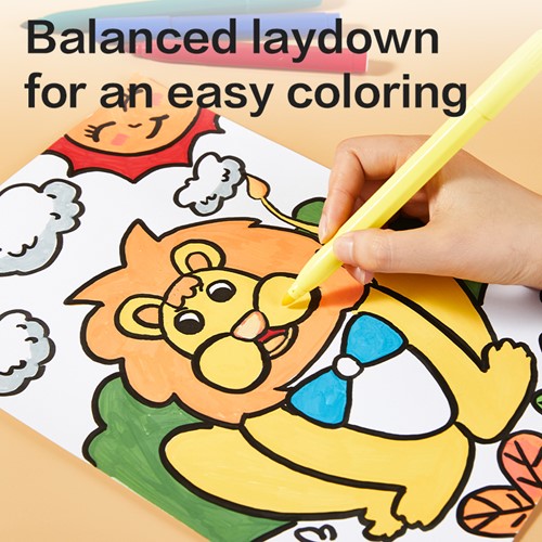 Deli Color WOW viltstiften 6 kleuren/doos-2