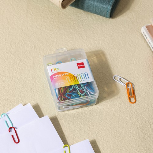 Deli RIO paperclips 29 mm assorti-2