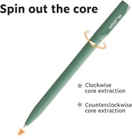 Deli Nusign Classic gelpen draaimechanisme 0,5 mm groen-2