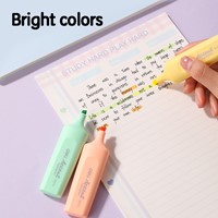 Deli Accent markeerstift beitelpunt 1–5 mm 6 fluo + 6 pastel kleuren-2