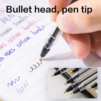 Deli balpen met dop 1,0 mm zwart-3