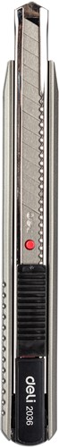 Deli EXPECT afbreekmes 9 mm SK5 blad grijs blister à 1 stuk-2