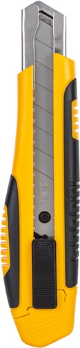Deli EXPECT afbreekmes 18mm SK5 staal geel blister à 1 stuk-2