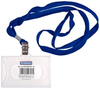 Badge met koord, blauw-2