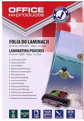 Lamineerfolie, 95x65mm, 2x125 micr, 100 stuks