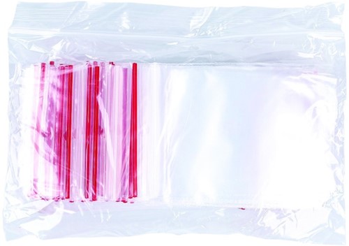 Gripzakjes, LDPE, 60x80mm, 100st