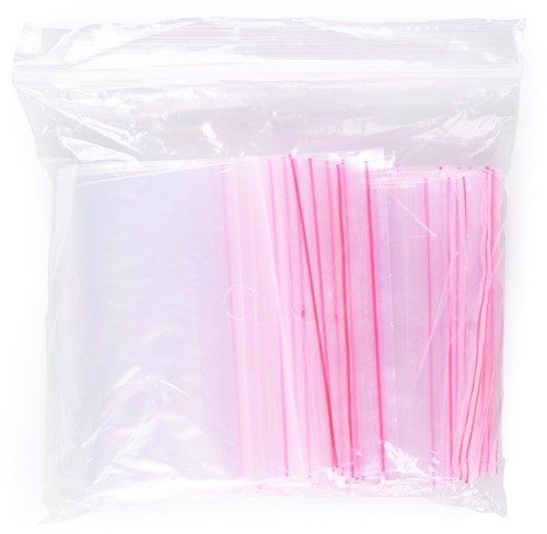 Gripzakjes, LDPE, 100x150mm, 100st