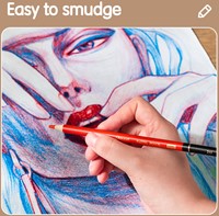 Dmast pastel potloden 24 kleuren-3