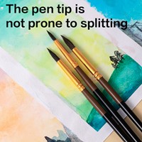 Deli Color Emotion set 3 kwasten eekhoorn rond #2 #3 #4-3