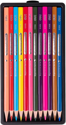 Deli Color Emotion kleurpotloden 12 kleuren doos-3