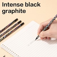 Deli potlood HB met gum - Intense Black Graphite - 48 stuks - EC041-HB-3