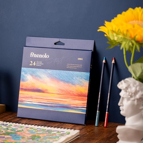 Finenolo kleurpotloden 24 kleuren/doos-3