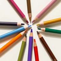 Kleurpotloden pastel - 24 kleuren