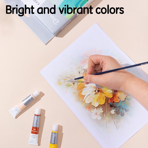 Verf gouache - 12 kleuren