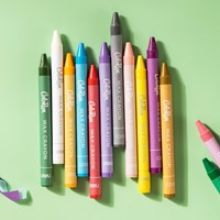 Deli ColoRun waskrijt 12 kleuren doos-3