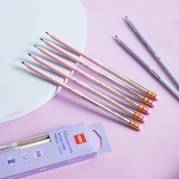 Deli MACARON potloden HB met gum-2