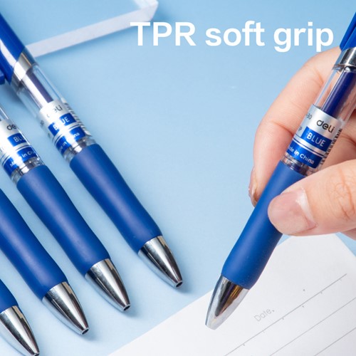 Deli gelpen 0,5 mm blauw