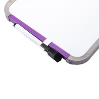 Deli whiteboard 279x216mm magnetisch + marker paars-3