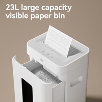 Deli papiervernietiger 8 vel P-5 23 liter-3