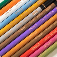 Kleurpotloden pastel - 12 kleuren