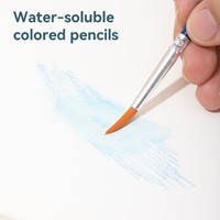 Dmast aquarelpotloden 3mm 24 kleuren in blik