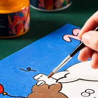 Finenolo acrylverf 100ml pot Raw Umber-3