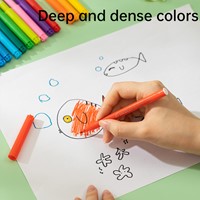 Deli Colorun afwasbare viltstiften 24 kleuren/plastic zak-3