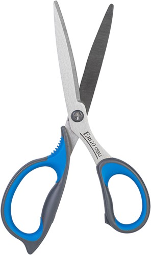 Deli ERGO schaar 210 mm blauw/geel-2