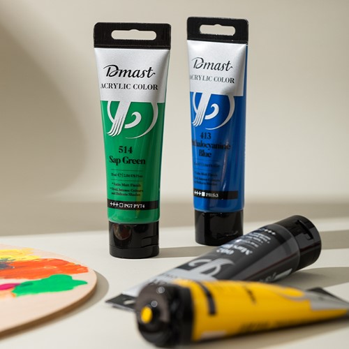 Dmast acrylverf 75ml PE tube 225 Azo Pink