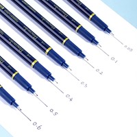 Finenolo fineliners zwart, set 7 stuks-2