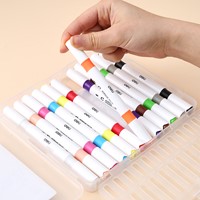 Deli Color Emotion viltstift duo tip 24 kleuren/doos-3